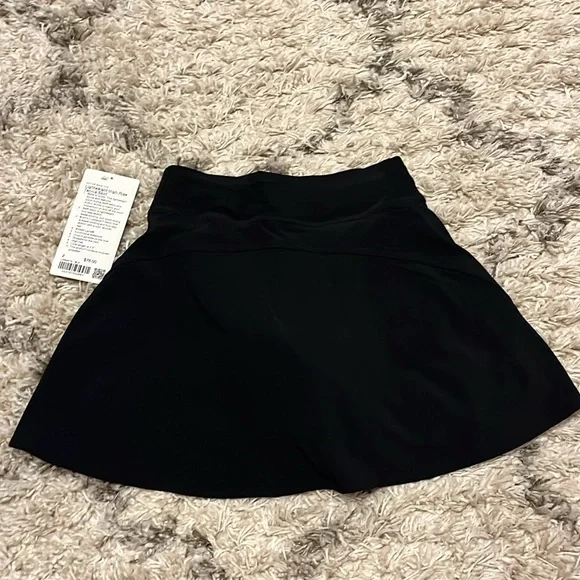 Lululemon lightweight high-rise tennis skirt. Size 2. New with tag. Black.